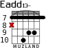 Eadd13- for guitar - option 7