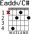 Eadd9/C# for guitar - option 2
