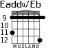 Eadd9/Eb for guitar - option 4