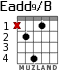 Eadd9/B for guitar - option 2