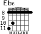 Eb6 for guitar - option 4