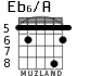 Eb6/A for guitar - option 4