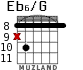 Eb6/G for guitar - option 5