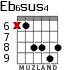 Eb6sus4 for guitar - option 2