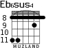 Eb6sus4 for guitar - option 3