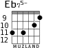 Eb75- for guitar - option 4