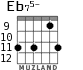 Eb75- for guitar - option 5