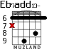 Eb7add13- for guitar - option 3