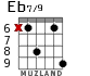Eb7/9 for guitar - option 2