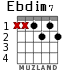 Ebdim7 for guitar - option 1