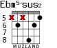 Ebm5-sus2 for guitar - option 2