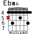 Ebm6 for guitar - option 2