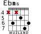 Ebm6 for guitar - option 3