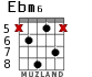 Ebm6 for guitar - option 4