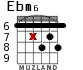 Ebm6 for guitar - option 5
