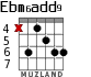 Ebm6add9 for guitar - option 1