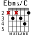 Ebm6/C for guitar - option 2