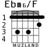 Ebm6/F for guitar - option 2