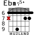 Ebm75+ for guitar - option 1
