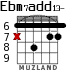 Ebm7add13- for guitar - option 1