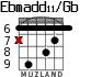 Ebmadd11/Gb for guitar - option 3