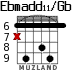Ebmadd11/Gb for guitar - option 4