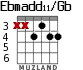 Ebmadd11/Gb for guitar - option 1