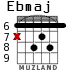 Ebmaj for guitar - option 5
