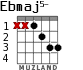 Ebmaj5- for guitar - option 1