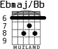 Ebmaj/Bb for guitar - option 6