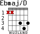 Ebmaj/D for guitar