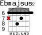 Ebmajsus2 for guitar - option 2