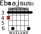 Ebmajsus2 for guitar - option 3