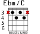 Ebm/C for guitar - option 1