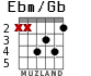 Ebm/Gb for guitar - option 1