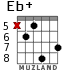 Eb+ for guitar - option 5