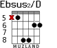 Ebsus2/D for guitar - option 3