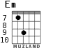 Em for guitar - option 6
