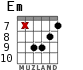 Em for guitar - option 8