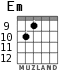 Em for guitar - option 10