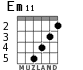Em11 for guitar - option 2