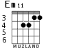 Em11 for guitar - option 3