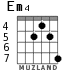Em4 for guitar - option 5