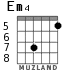 Em4 for guitar - option 6