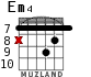 Em4 for guitar - option 7