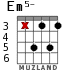 Em5- for guitar - option 2