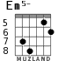 Em5- for guitar - option 3