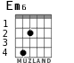 Em6 for guitar - option 2