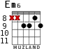 Em6 for guitar - option 6