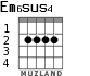 Em6sus4 for guitar - option 2